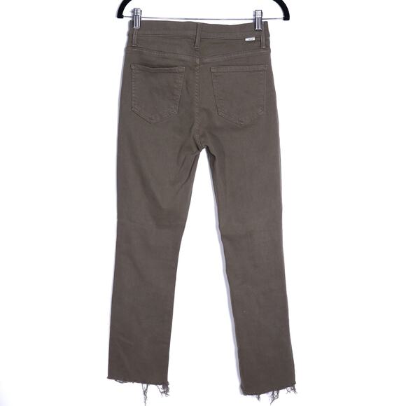 MOTHER Rascal Ankle Step Fray Jeans Capers High Waisted 5 Button Women's 27 - Picture 2 of 12